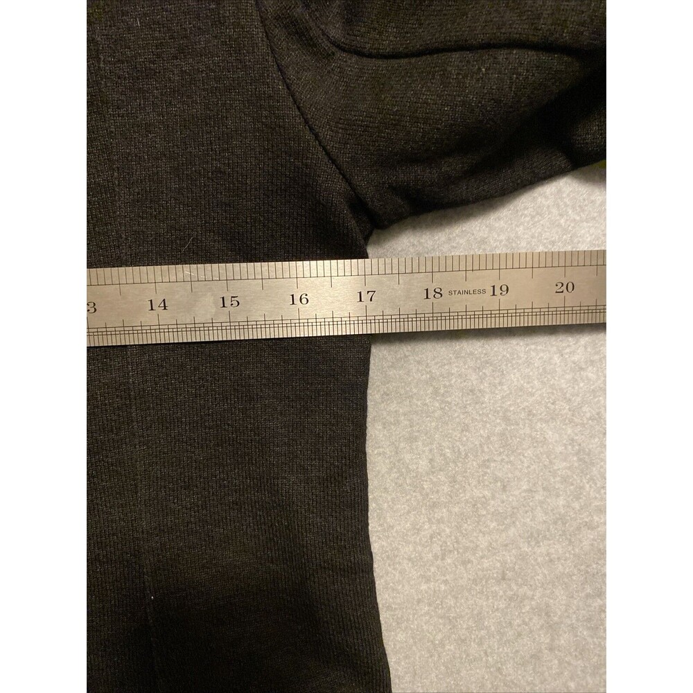 Velvet by Graham &‎ Spencer Jacket Size Small Black Military Moto Style Sweater - Picture 11 of 14